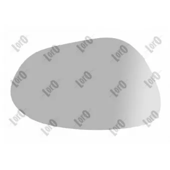 Verre de rétroviseur, rétroviseur extérieur ABAKUS 2738G02