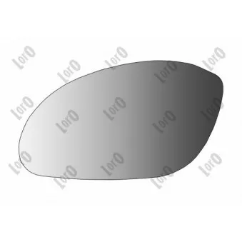 Verre de rétroviseur, rétroviseur extérieur ABAKUS 2821G05
