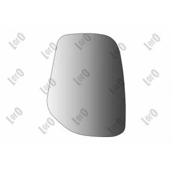 Verre de rétroviseur, rétroviseur extérieur ABAKUS 3142G01