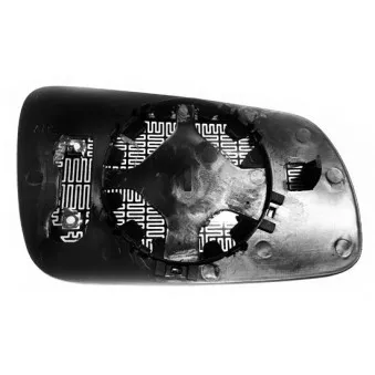 Verre de rétroviseur, rétroviseur extérieur ABAKUS 3505G04