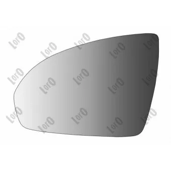 Verre de rétroviseur, rétroviseur extérieur ABAKUS 3602G09