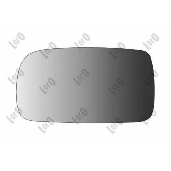 Verre de rétroviseur, rétroviseur extérieur ABAKUS 3917G07