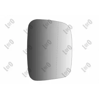 Verre de rétroviseur, rétroviseur extérieur ABAKUS 4049G02