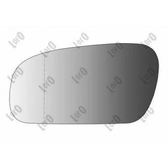 Verre de rétroviseur, rétroviseur extérieur ABAKUS 4056G07
