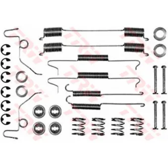 Kit d'accessoires, mâchoire de frein TRW