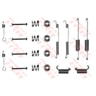 Kit d'accessoires, mâchoire de frein TRW SFK87