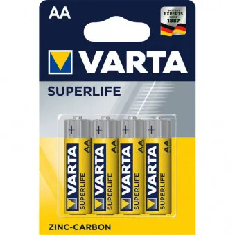 4 Piles Salines AA / LR06 SuperLife VARTA