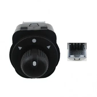 Commande, ajustage du miroir avant gauche MEAT & DORIA 206047