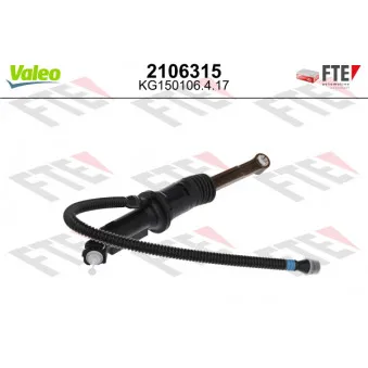 Cylindre émetteur, embrayage VALEO 2106315
