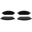 Jeu de 4 plaquettes de frein avant JC PREMIUM CO327A - Visuel 1