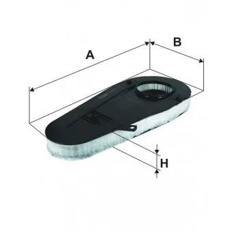 Filtre à air FILTRON AK 362/7