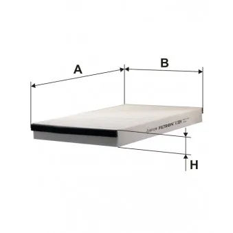 Filtre, air de l'habitacle FILTRON K 1014