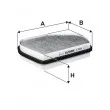 Filtre, air de l'habitacle FILTRON K 1016A - Visuel 1