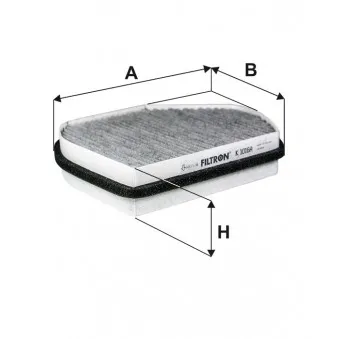 Filtre, air de l'habitacle FILTRON K 1016A