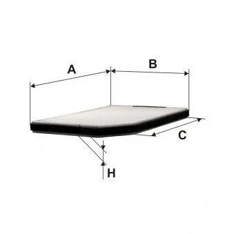 Filtre, air de l'habitacle FILTRON
