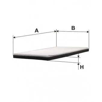 Filtre, air de l'habitacle FILTRON K 1023