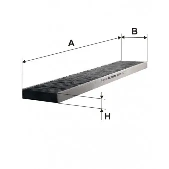 Filtre, air de l'habitacle FILTRON K 1024A