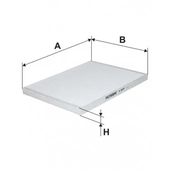 Filtre, air de l'habitacle FILTRON K 1025