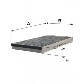 Filtre, air de l'habitacle FILTRON K 1027A