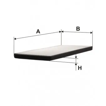 Filtre, air de l'habitacle FILTRON