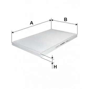 Filtre, air de l'habitacle FILTRON K 1036