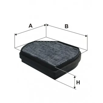 Filtre, air de l'habitacle FILTRON K 1046A