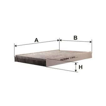 Filtre, air de l'habitacle FILTRON K 1047A