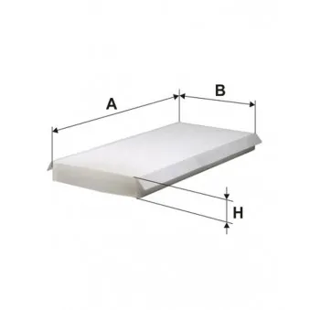 Filtre, air de l'habitacle FILTRON K 1054
