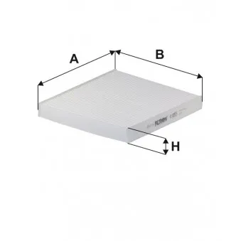 Filtre, air de l'habitacle FILTRON K 1055