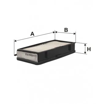 Filtre, air de l'habitacle FILTRON K 1063
