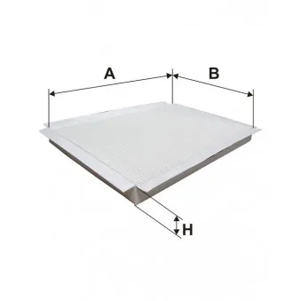 Filtre, air de l'habitacle FILTRON