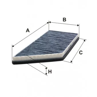 Filtre, air de l'habitacle FILTRON K 1066A