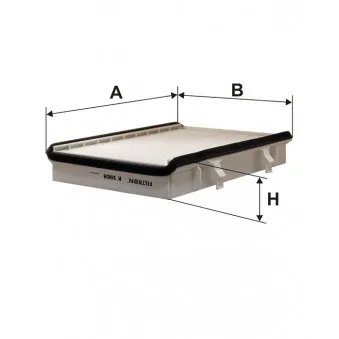 Filtre, air de l'habitacle FILTRON K 1068