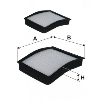 Filtre, air de l'habitacle FILTRON