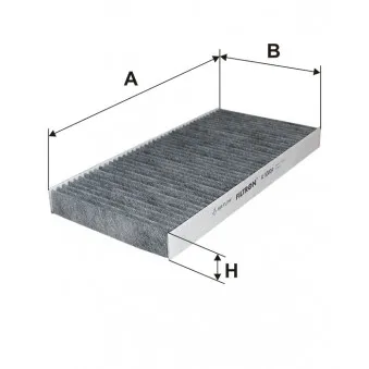 Filtre, air de l'habitacle FILTRON K 1081A