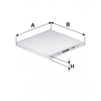 Filtre, air de l'habitacle FILTRON K 1083