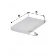 Filtre, air de l'habitacle FILTRON K 1093 - Visuel 1