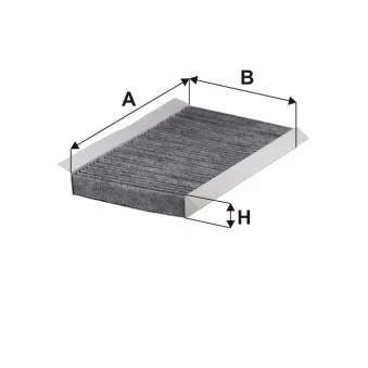 Filtre, air de l'habitacle FILTRON K 1093A