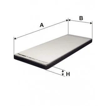 Filtre, air de l'habitacle FILTRON K 1100