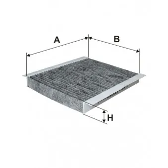 Filtre, air de l'habitacle FILTRON K 1102A