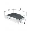 Filtre, air de l'habitacle FILTRON K 1111A - Visuel 1