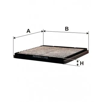 Filtre, air de l'habitacle FILTRON K 1115A
