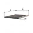 Filtre, air de l'habitacle FILTRON K 1116A - Visuel 1