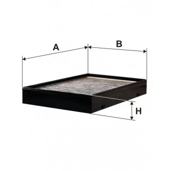 Filtre, air de l'habitacle FILTRON K 1117A