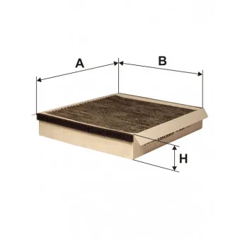 Filtre, air de l'habitacle FILTRON K 1120A