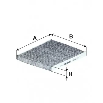 Filtre, air de l'habitacle FILTRON K 1122A