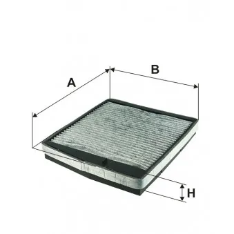 Filtre, air de l'habitacle FILTRON K 1126A