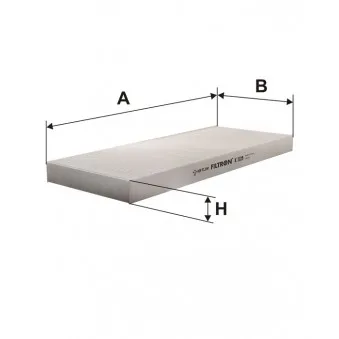 Filtre, air de l'habitacle FILTRON