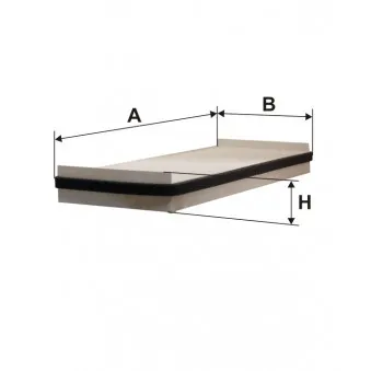 Filtre, air de l'habitacle FILTRON