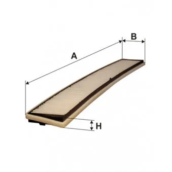 Filtre, air de l'habitacle FILTRON K 1136